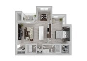 1 Bedroom | 1 Bath | 872 SF