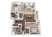 Floor Plan D2 | Elan | Apartments in Fitchburg, WI