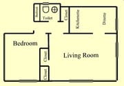 1BR/1BA