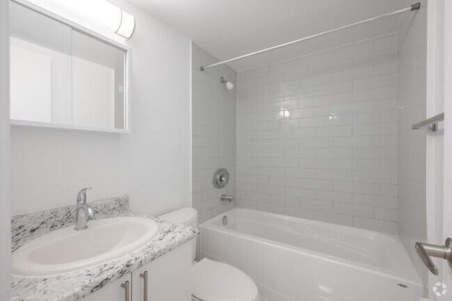1BR, 1BA - 650SF -Bathroom - 100 Alexander Street