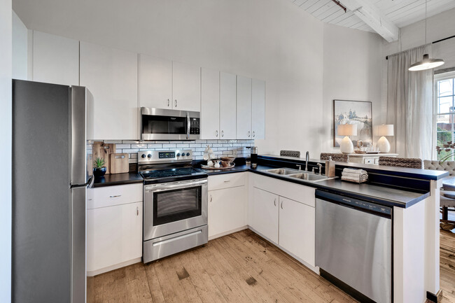 Model - Kitchen - Enterprise Mill Residential Apartments