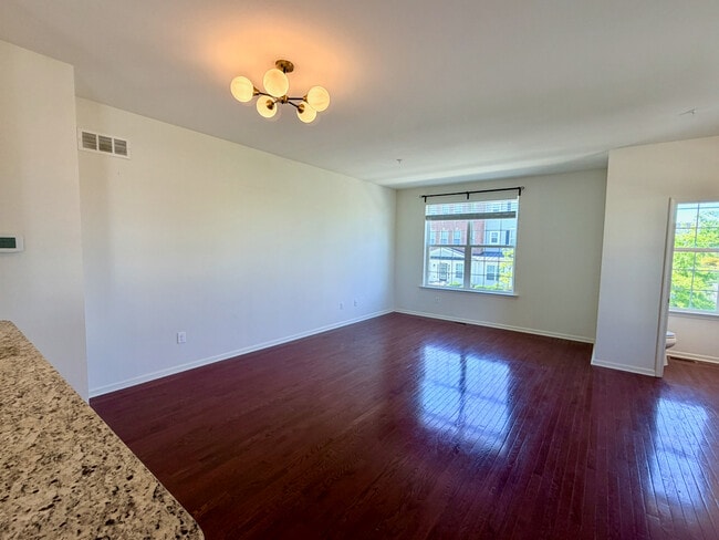Living room solid oak floors - 3744 Green St