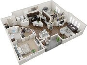 B4 floor plan District at Memorial