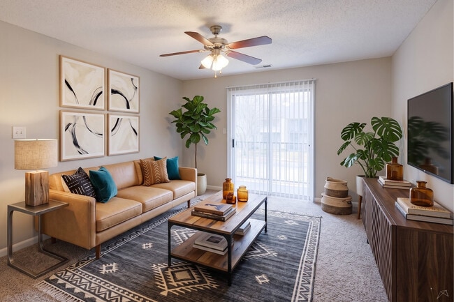Apartamentos renovados de una habitación en Triangle Park en Durham, Carolina del Norte.