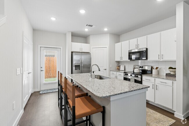 The Juniper 2BR, 2BA - 1,175SF - Kitchen - Ascend at the Parkway
