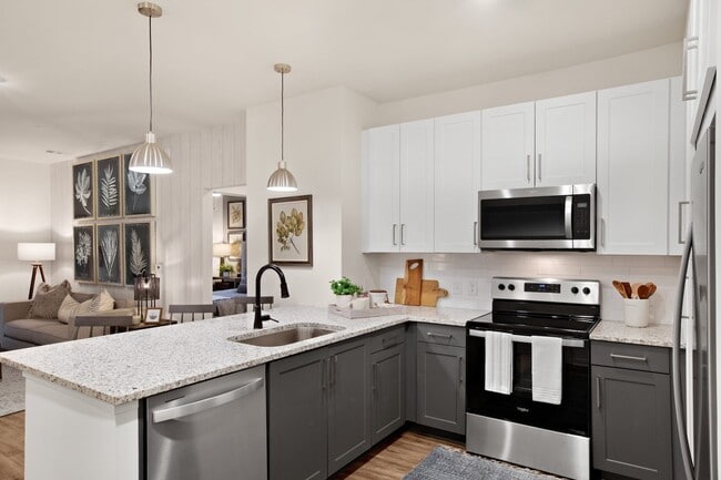 2BR, 2BA - 1070SF (Type B1) - Celadon on Club Apartments