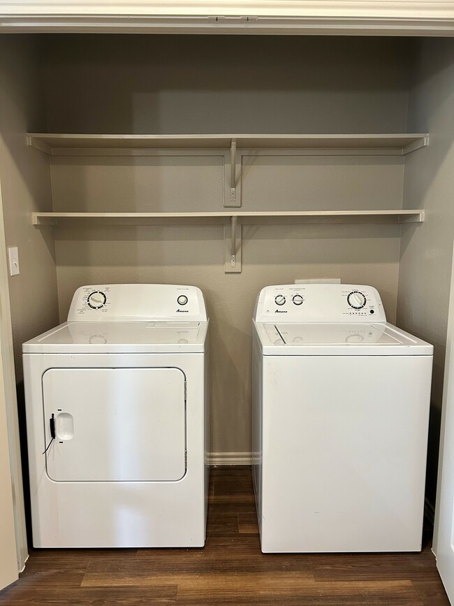 Convenient In-Unit Laundry Room