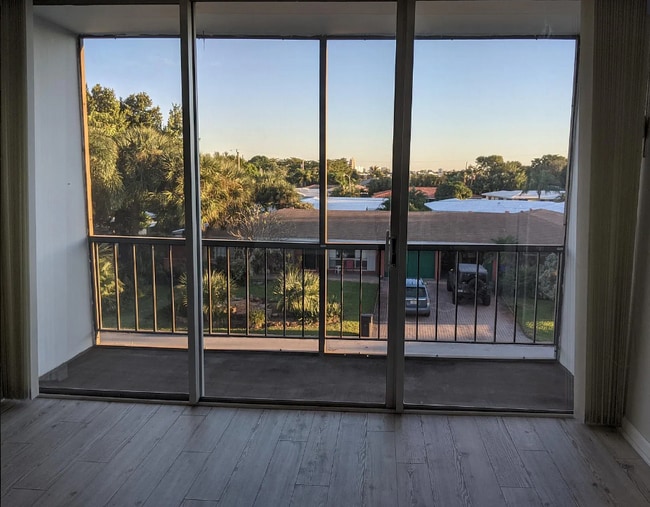 Balcony Evening View - 4501 NE 21st Ave Condo Unit 301