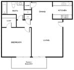 A1 - 1 Bed 1 Bath