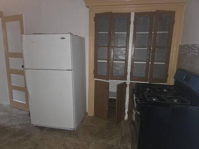 kitchen with food pantry
