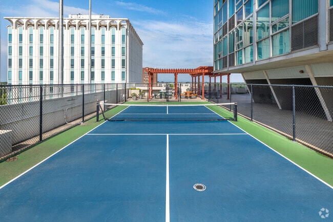 Rooftop Pickleball Court