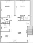 2 bed 1 bath
