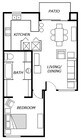 1BR/1BA