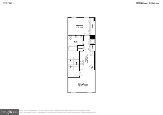 Floor Plan - 2024 N Calvert St Unit 2