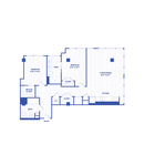 B8 floor plan Watermark at Buzzard Point