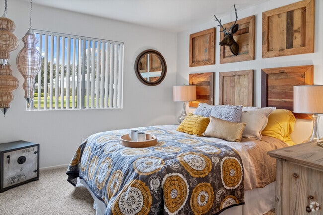 2BR, 2BA - 862SF - Secondary Bedroom - Cambridge Village Apartments