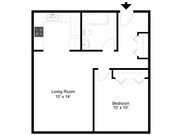 1BR/1BA