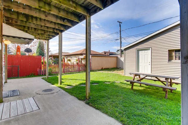 The yard is available for usage, but booked in advance. - 4604 S Komensky Ave Unit Floor 1