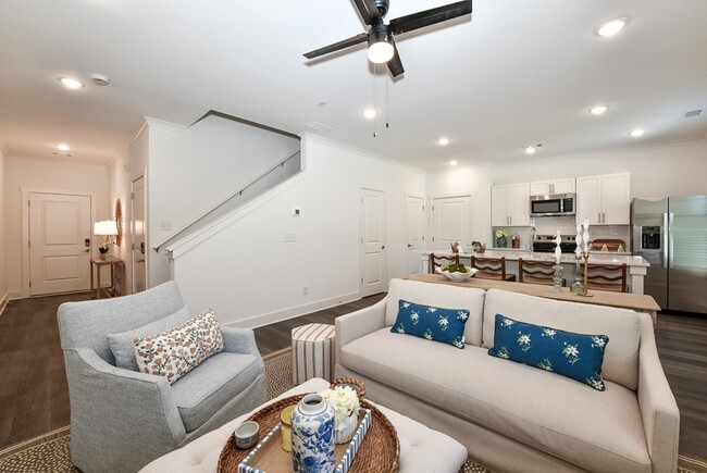 Spacious Living Area - Summerwell Parkway Village Rental