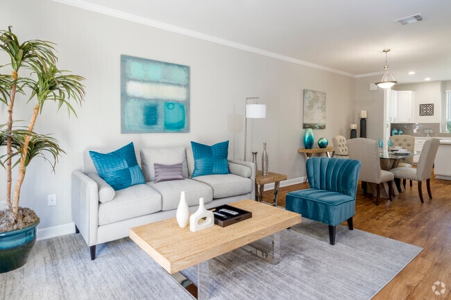 2BR, 2BA - 1,221SF - Living Room - Palazzo Townhomes