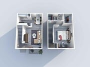 1x1 Balcony
