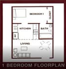 One Bedroom/ One Bath