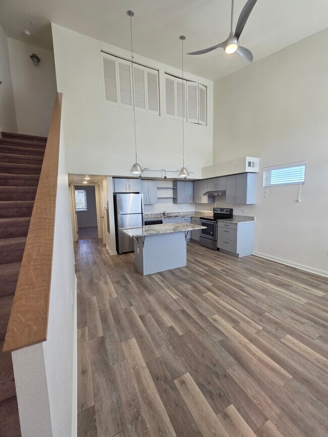 Kitchen and Living Area