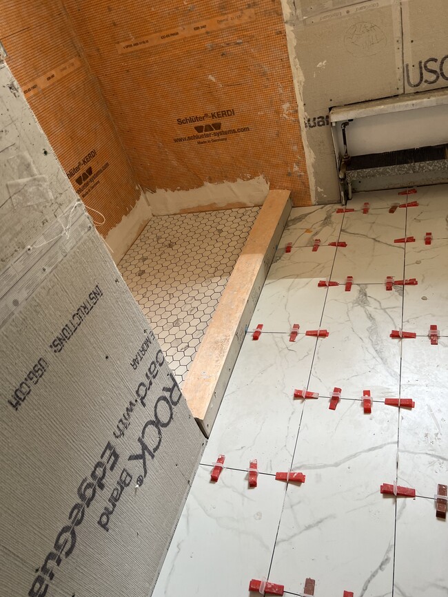 New Tiled shower - 84 Tyndall Ave