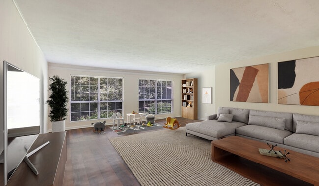 Spacious living rooms with great natural light