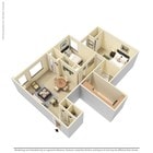 2BR/1BA