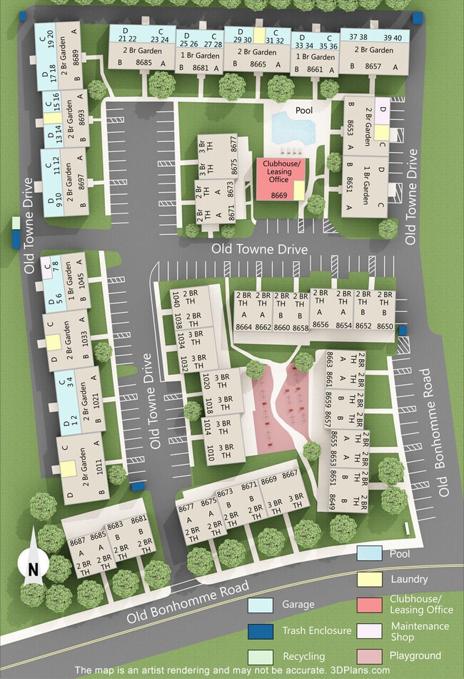 Oaks On Bonhomme - Oaks on Bonhomme