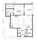 A6 floor plan The Easley