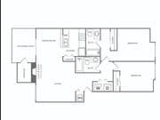 Two Bedroom / Two Bath | 2 bed 2 bath | 1006 sq ft