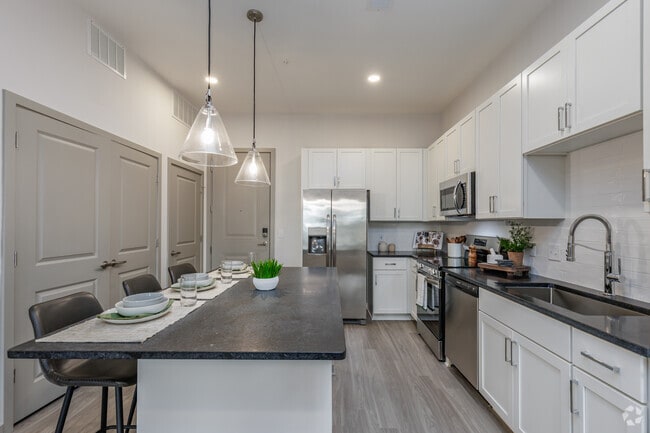 2 BR, 2 BA - 1,077SF - Kitchen
