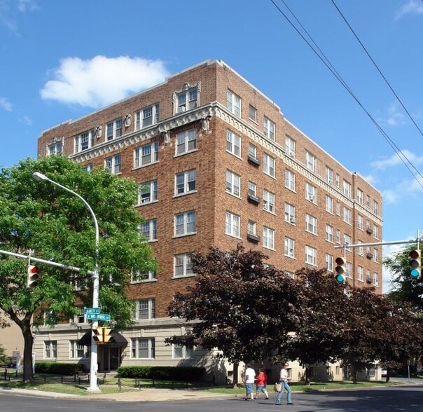 Front of the building