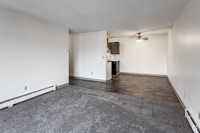2BR, 1BA - 1,110SF - Living Room