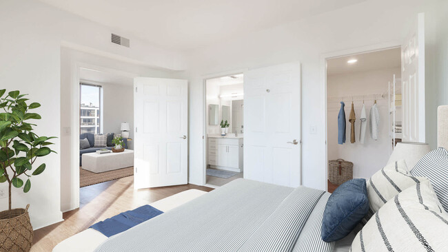 Bedroom with Hard Surface Flooring