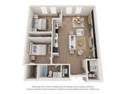 2Beds/1.5Baths - 960 sqft