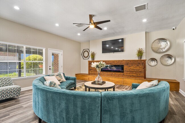 Beautiful Clubhouse with LED Fireplace
