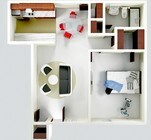 1BR/1BA