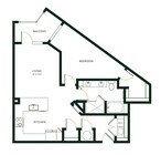 A1T floor plan The Hartley at Blue Hill