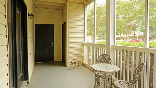 screen patios in select units
