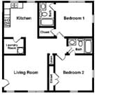 2BR/2BA
