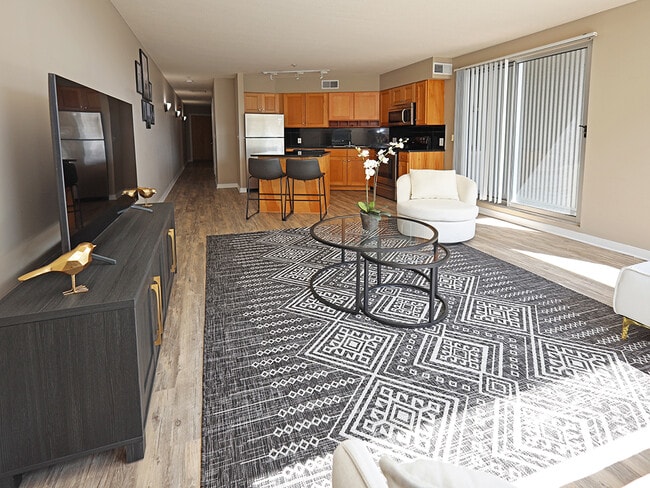 Updated Model Living Area with All New LVT Hard Surface Flooring