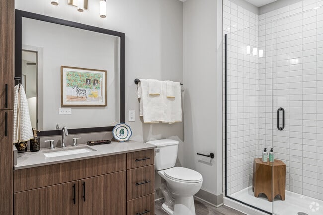 The Ironwood 1BR, 1BA - 790SF - Primary Bathroom