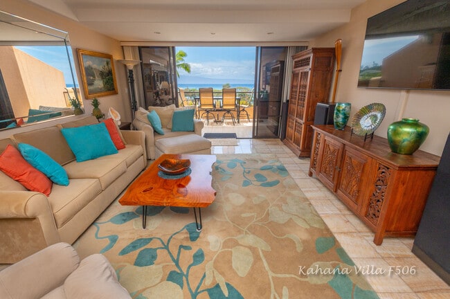 Living room - 4242 Lower Honoapiilani Rd Unit F506