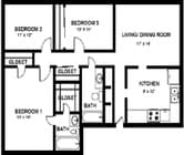3BR/2BA