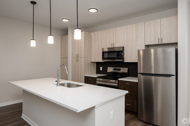 1BR, 1BA - 762SF - Kitchen - The Domino