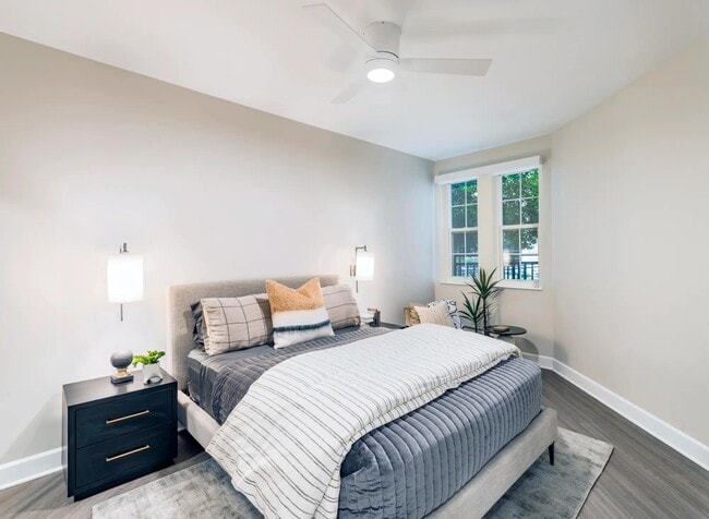 Welcome to your sanctuary at Modera Waugh! Our thoughtfully designed bedrooms blend comfort and elegance, creating the perfect space to relax and recharge.