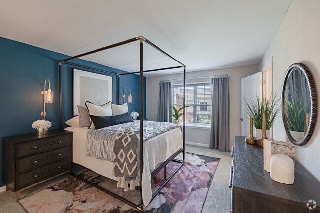 2BR, 2BA - 1,178SF - Carrington - Primary Bedroom - Briarcliff Village